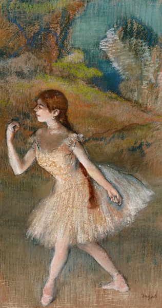 Danseuse  by Edgar Degas - Hand-Painted Oil Painting Reproduction