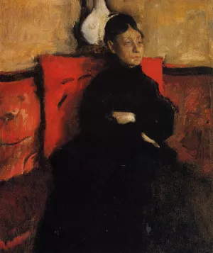 Duchesse de Montejasi-Cicerale painting by Edgar Degas