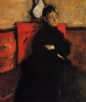 Duchesse de Montejasi-Cicerale Oil painting by Edgar Degas