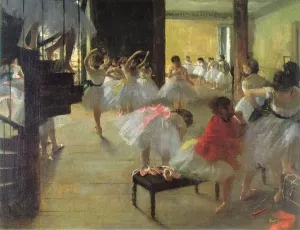 Ecole de Danse by Edgar Degas - Oil Painting Reproduction