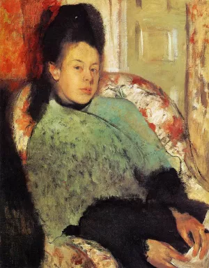 Elena Carafa by Edgar Degas - Oil Painting Reproduction