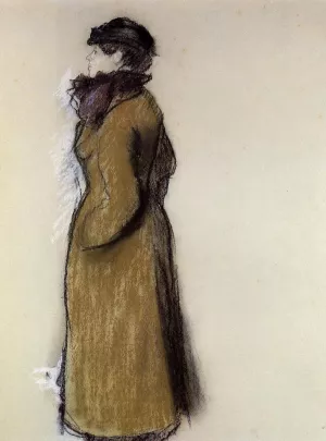 Ellen Andree painting by Edgar Degas