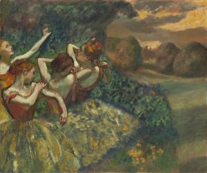 Four Dancers by Edgar Degas Oil Painting