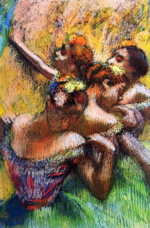 Four Dancers by Edgar Degas Oil Painting