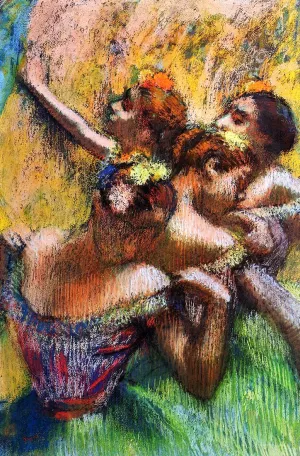 Four Dancers by Edgar Degas Oil Painting