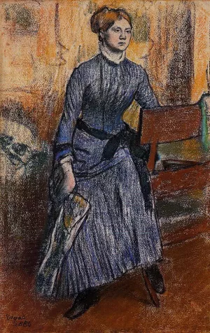 Helene Rouart also known as Madame Marin by Edgar Degas - Oil Painting Reproduction