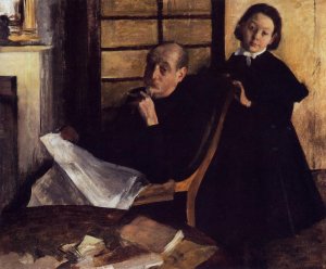 Henri De Gas and His Niece, Lucie Degas