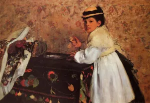 Hortense Valpin by Edgar Degas - Oil Painting Reproduction