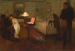 Interior by Edgar Degas Oil Painting