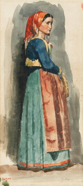 Italienne by Edgar Degas Oil Painting
