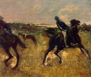 Jockeys by Edgar Degas Oil Painting
