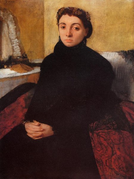 Josephine Gaujean by Edgar Degas - Hand-Painted Oil Painting Reproduction
