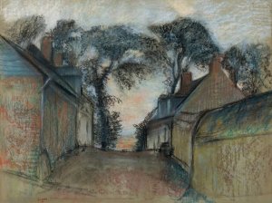La Rue Quesnoy a Saint-Valery-Sur-Somme by Edgar Degas Oil Painting