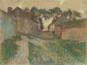 La Rue Quesnoy, Saint-Valery-Sur-Somme by Edgar Degas Oil Painting