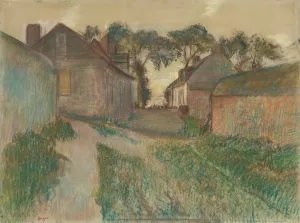 La Rue Quesnoy, Saint-Valery-Sur-Somme by Edgar Degas Oil Painting
