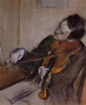 L'Altiste by Edgar Degas - Oil Painting Reproduction