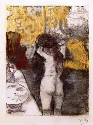 Leaving the Bath by Edgar Degas Oil Painting