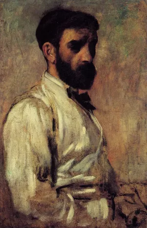 Leon Bonnat by Edgar Degas - Oil Painting Reproduction