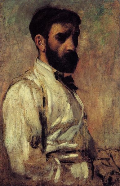 Leon Bonnat by Edgar Degas - Hand-Painted Oil Painting Reproduction