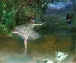 Les Pointes by Edgar Degas - Oil Painting Reproduction