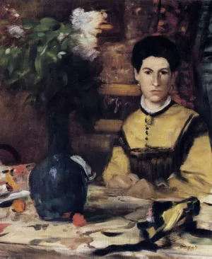 Madame de Rutte painting by Edgar Degas