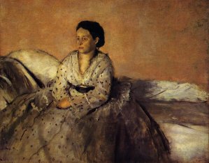 Madame Rene De Gas Oil painting by Edgar Degas