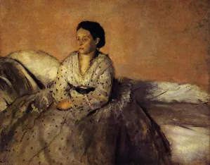 Madame Rene De Gas by Edgar Degas - Oil Painting Reproduction