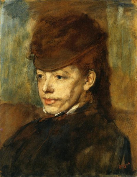 Mademoiselle Malo by Edgar Degas - Hand-Painted Oil Painting Reproduction