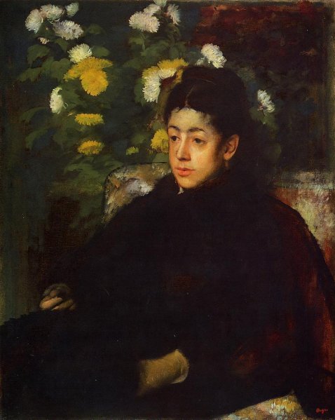 Mademoiselle Malo  by Edgar Degas - Hand-Painted Oil Painting Reproduction