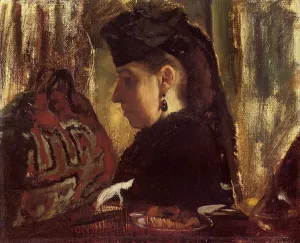 Mademoiselle Marie Dihau Oil painting by Edgar Degas