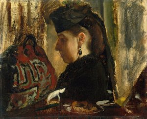 Marie Dihau by Edgar Degas Oil Painting