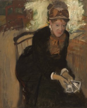 Mary Cassatt by Edgar Degas Oil Painting