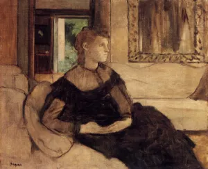 Mme Theodore Gobillard, nee Yves Morisot by Edgar Degas - Oil Painting Reproduction