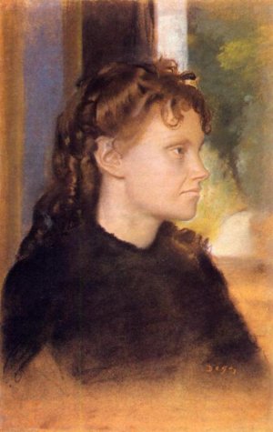 Mme. Theodore Gobillard, nee Yves Morisot by Edgar Degas Oil Painting