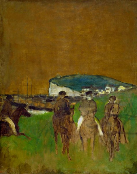 Morning Ride  by Edgar Degas - Hand-Painted Oil Painting Reproduction