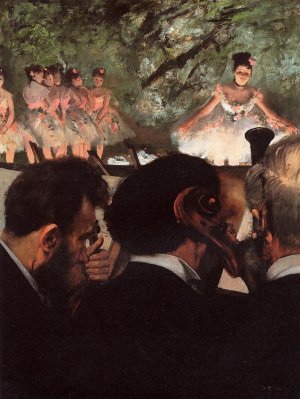 Musicians in the Orchestra Oil painting by Edgar Degas