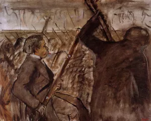Musicians in the Orchestra painting by Edgar Degas