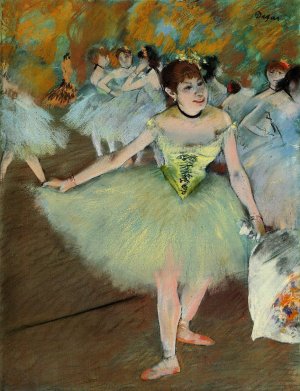 On Stage by Edgar Degas Oil Painting