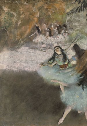 On the Stage by Edgar Degas Oil Painting