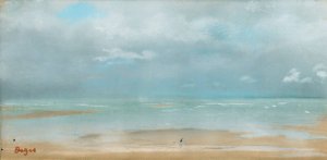 Plage a Maree Basse by Edgar Degas Oil Painting