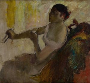 Portrait de Mlle Rose Caron by Edgar Degas Oil Painting