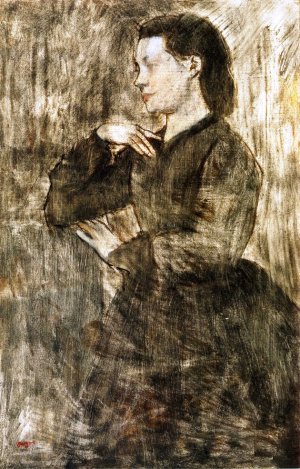 Portrait of a Woman II by Edgar Degas Oil Painting
