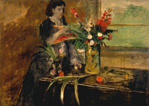 Portrait of Estelle Musson Degas by Edgar Degas Oil Painting