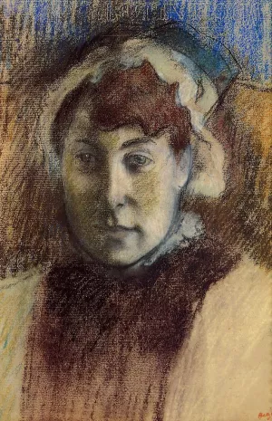 Portrait of Madame Ernest May by Edgar Degas - Oil Painting Reproduction