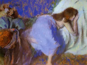 Rest painting by Edgar Degas