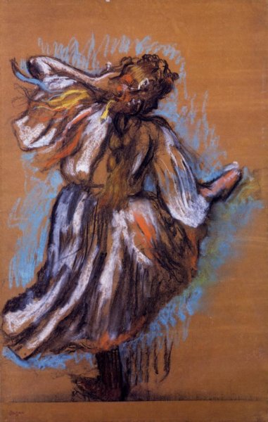 Russian Dancer by Edgar Degas - Hand-Painted Oil Painting Reproduction