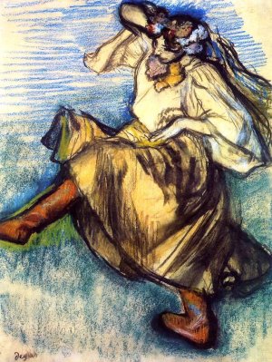 Russian Dancers 6 Oil painting by Edgar Degas