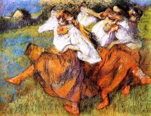 Russian Dancers 7 by Edgar Degas - Oil Painting Reproduction