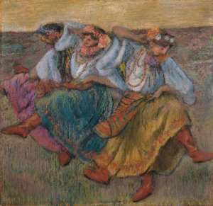 Russian Dancers by Edgar Degas Oil Painting