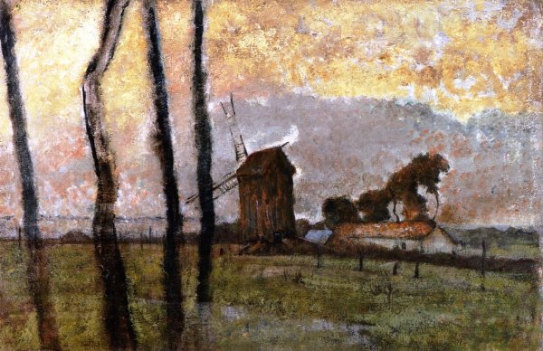 Saint-Valery-sur-Somme by Edgar Degas - Hand-Painted Oil Painting Reproduction